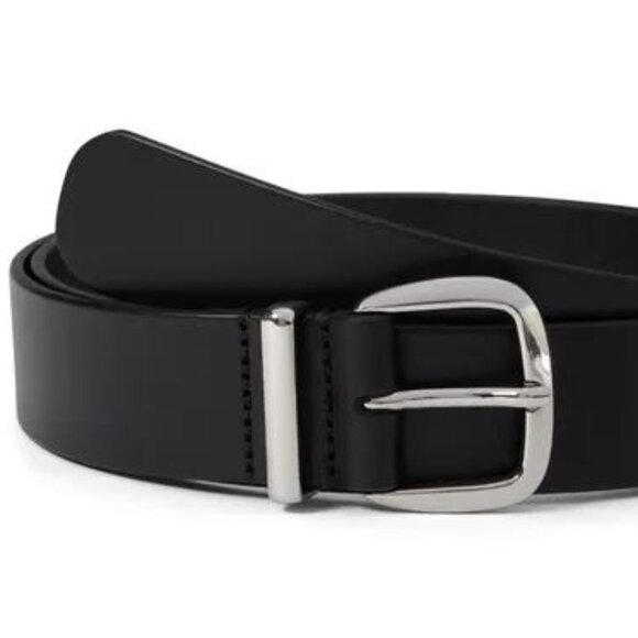 Madewell The Essential Leather Belt, Black (S) - Picture 11 of 11